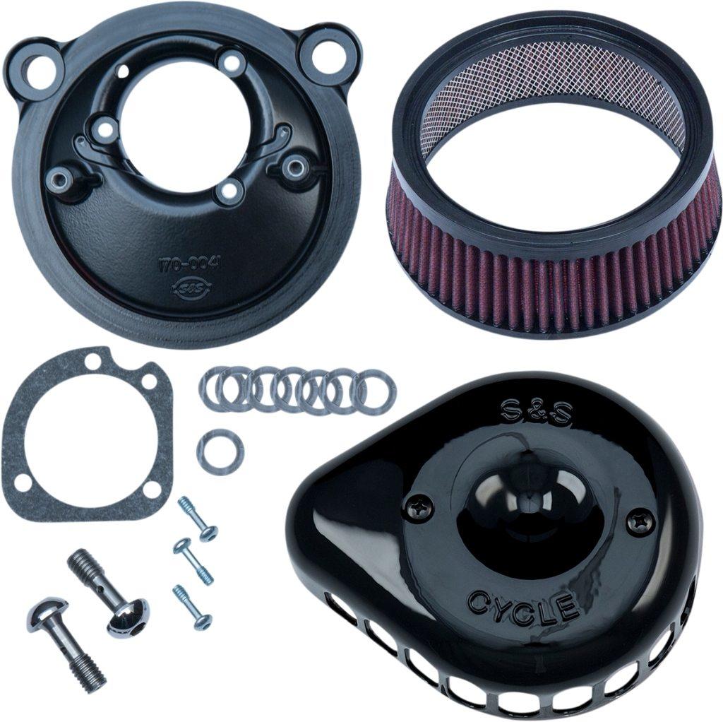 S&S CYCLE エスアンドエス サイクル Mini Teardrop Stealth Air Cleaner Kit Sportster 1200 XL 50 Roadster EFI XLR Low XLL 883 SuperLow XLT XLCP Custom XLC X XR XLCX Forty-Eight Special XLXS XLX Iron XLNS Nightster XLN Seventy-Two XLV エアクリーナーキット