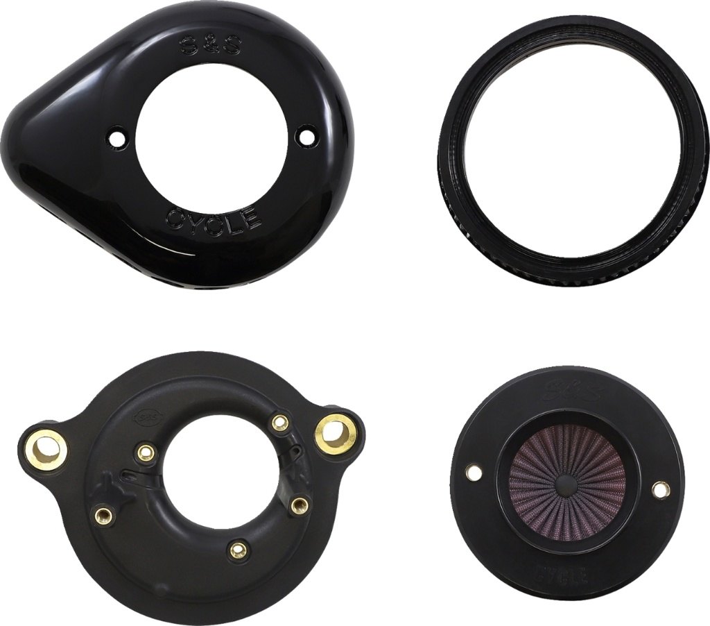 S&S CYCLE エスアンドエス サイクル Air Stinger Air Cleaner Kit Color/Finish：Black(Base Color：Black)［1010-2962］