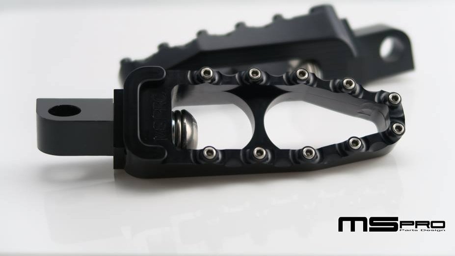 MSPRO エムエスプロ CNC Aluminum Front Footpeg B type For DUCATI SCRAMBLER ICON CLASSIC FULL THROTTLE Sixty2 FLAT TRACK PRO ドゥカティ フットペグ ステップ 足回り