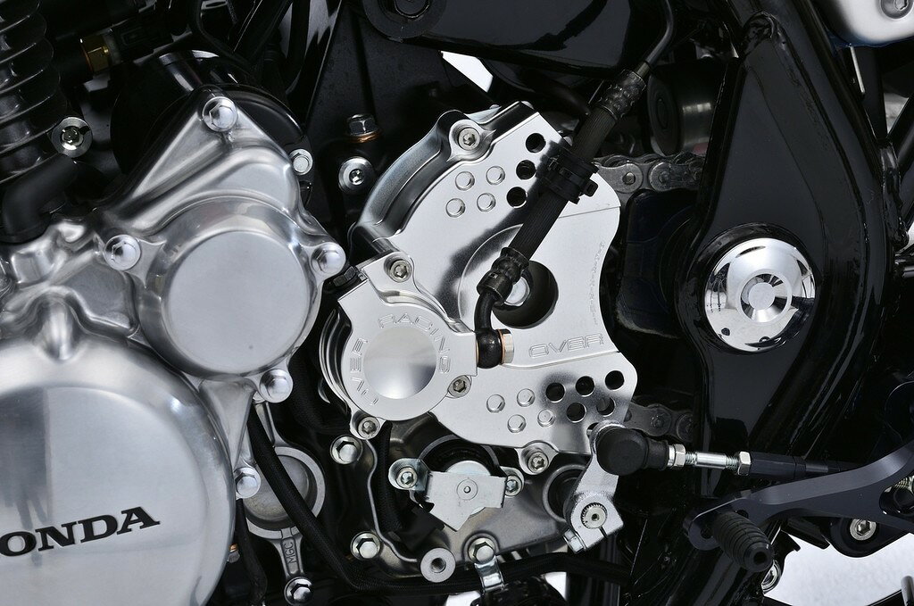 OVER オーヴァー スプロケットカバー CB1100 CB1100EX CB1100RS HONDA ホンダ 外装