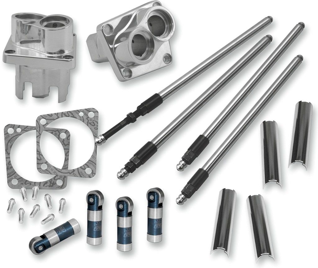 S&S CYCLE エスアンドエス サイクル Hydraulic Lifter/Tappet Block Kit［0929-0002］ HARLEY-DAVIDSON ハーレーダビッドソン プッシュロッド 駆動系