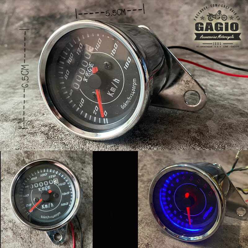 GAGIO MOTOR PARTS �������⡼�����ѡ��� RPM Meter - Silver �����᡼���� �᡼���������󥸥��������ط� ������