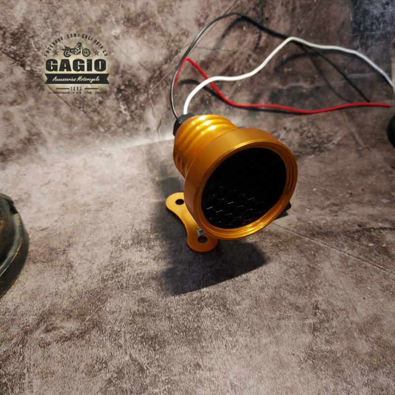 GAGIO MOTOR PARTS ガジオモーターパーツ Golden honeycomb CNC tail light. テールランプ 灯火類 電装系