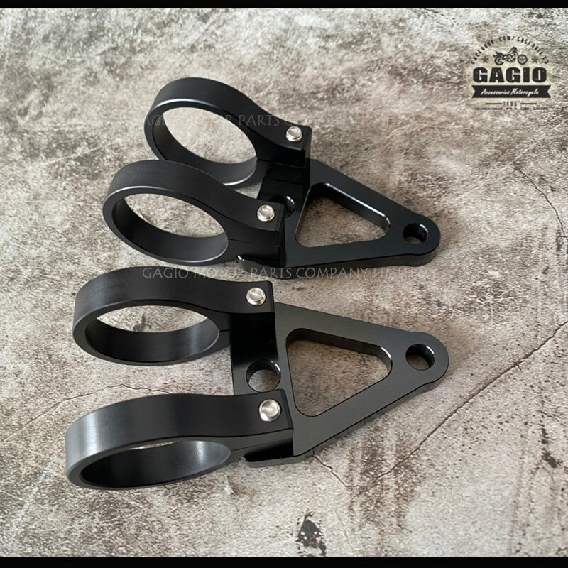 GAGIO MOTOR PARTS ガジオモーターパーツ CNC Head light brackets 41mm ヘッドライト 灯火類 電装系