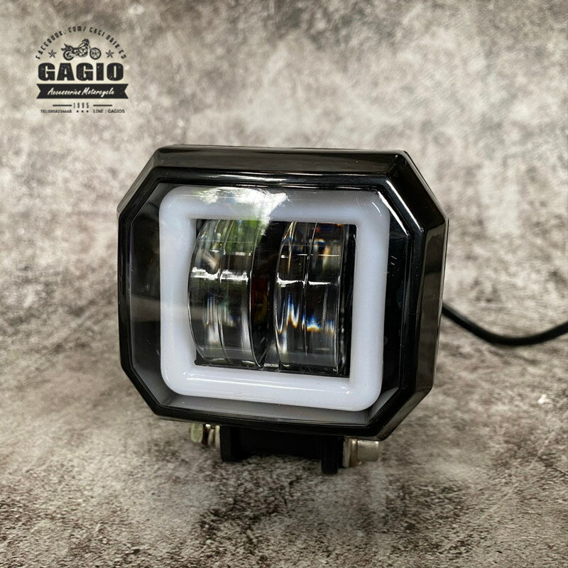 GAGIO MOTOR PARTS ガジオモーターパーツ Square spotlight ring light system フォグランプ 灯火類 電..