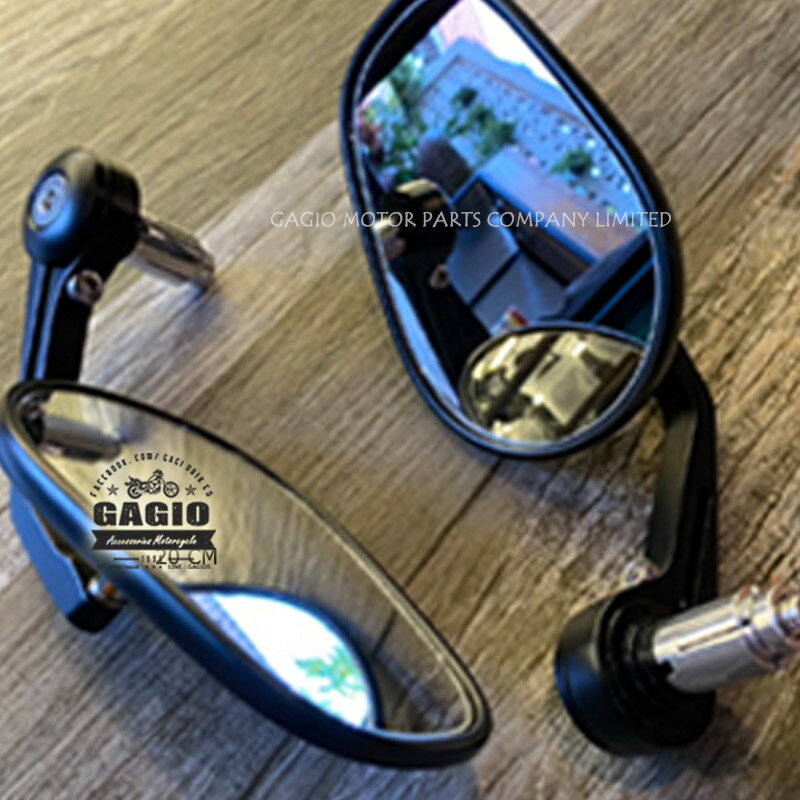 GAGIO MOTOR PARTS ガジオモーターパーツ HD is side mirrors. バーエンドミラー ハンドル