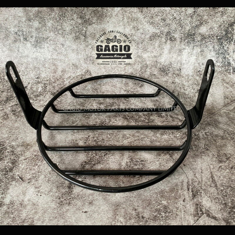 GAGIO MOTOR PARTS ガジオモーターパーツ Head light cover 6' - (No.9) ヘッドライトガード 外装