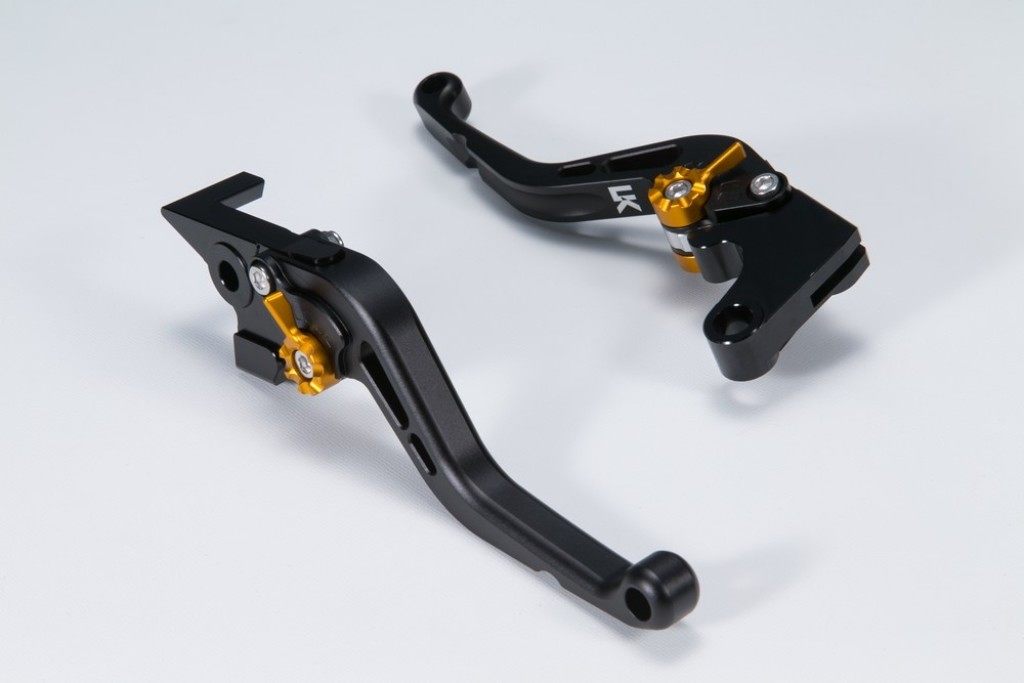 Grip Adhesives - U-KANAYA ユーカナヤ スタンダードタイプ ショートアルミビレットレバーセット MT-15 YAMAHA ヤマハ ブレーキ・クラッチレバーセット ハンドル周辺パーツ ハンドル レバーカラー：マットブラック / アジャスターカラー：マットゴールド