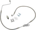 Drag Specialties ドラッグスペシャリティーズ リアブレーキホース ステンレス MC FXS 2012-13 【LINE BRK R 12-13S...