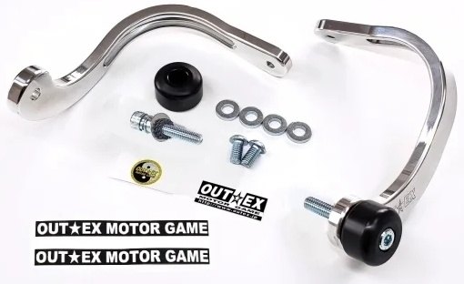 OUTEX アウテックス 振動吸収レバーガード 削り出しワンピース板厚10mm軽量 M6ボルト用