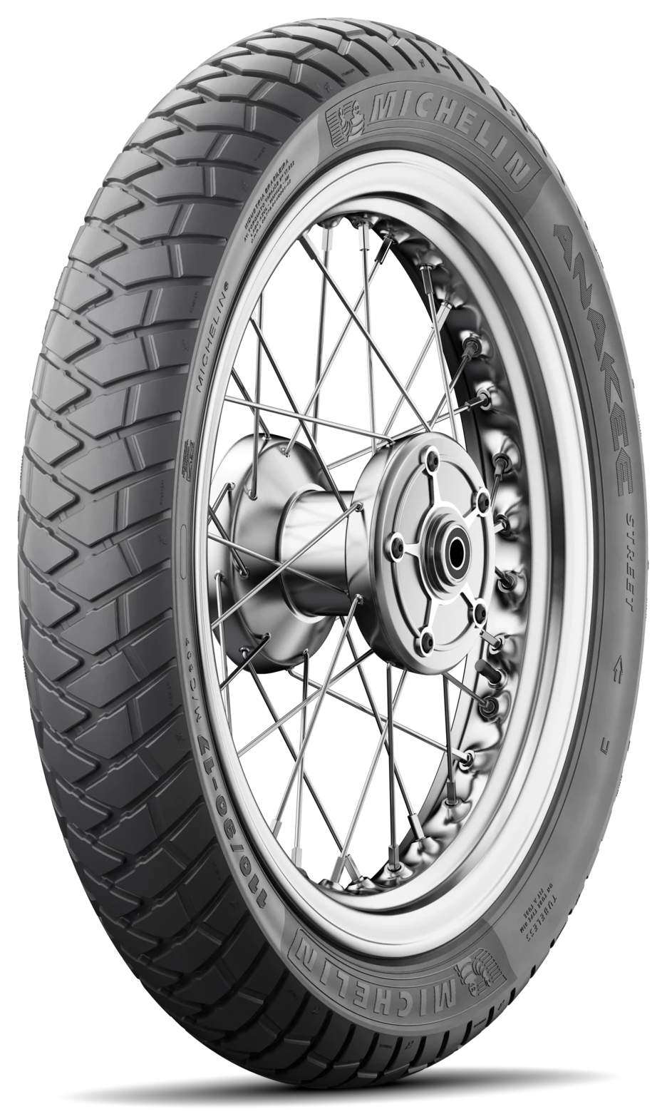 MICHELIN ߥ ANAKEE STREET110/80-18 M/C 58S TLۥʥ ȥ꡼  XE 50 MVX250F VT250F/ƥ CS250 GPZ250 KR250/S BULLET 500 RA125 SX200 GF250 RG250 SM125R RS125R SM125R FACTORY RZ250R RZ350R XTZ125E