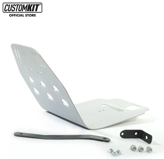 CustomKit カスタムキット Skid Plate Air New Silver W175 KAWASAKI カワサキ アンダーガード・スキッ..