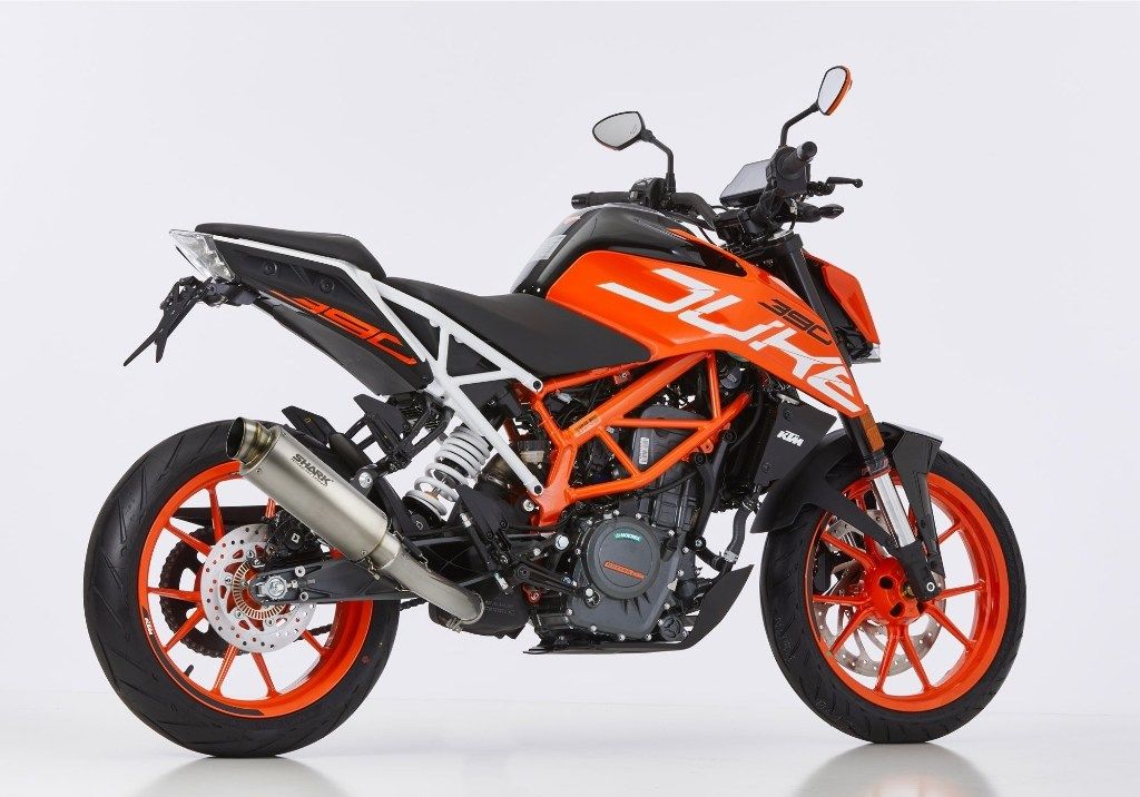 SHARK シャーク SRC 4 スリップオンマフラー Super Short Svartpilen 125 401 Vitpilen Duke RC 250 390 HUSQVARNA ハスクバーナ KTM マフラー