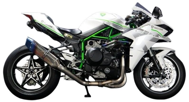 Other - TRICKSTAR トリックスター フルエキゾーストマフラー IKAZUCHI(イカヅチ) ニンジャ H2 KAWASAKI カワサキ マフラー タイプ：IKAZUCHI焼チタン