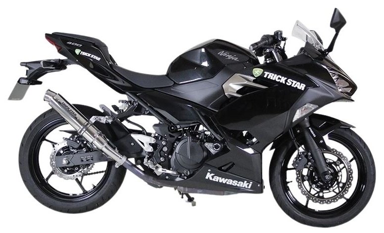 KAWASAKI - TRICKSTAR トリックスター レーシングスリップオンマフラー ステンレス ニンジャ250 KAWASAKI カワサキ スリップオンマフラー マフラー
