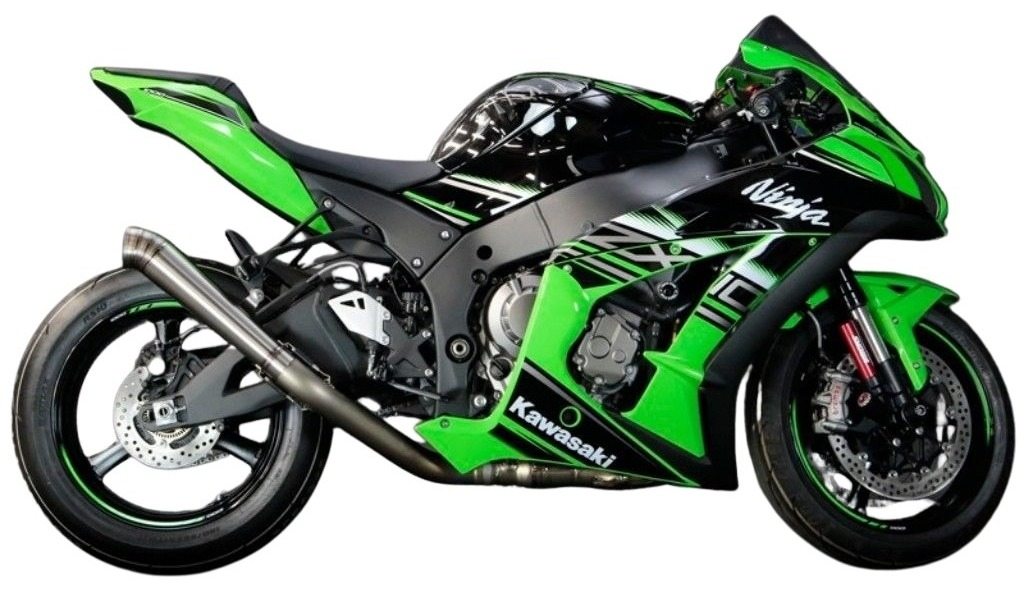 TRICKSTAR トリックスター レーシングスリップオンマフラー 雷神 ZX-10R KAWASAKI カワサキ スリップオンマフラー マフラー サイレンサー：ショート(全長：315mm)