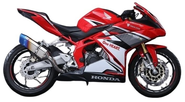 TRICKSTAR トリックスター レーシングスリップオンマフラーIKAZUCHI(イカヅチ) ショート CBR250RR HONDA ホンダ スリップオンマフラー マフラー タイプ：IKAZUCHIステンレスカーボン