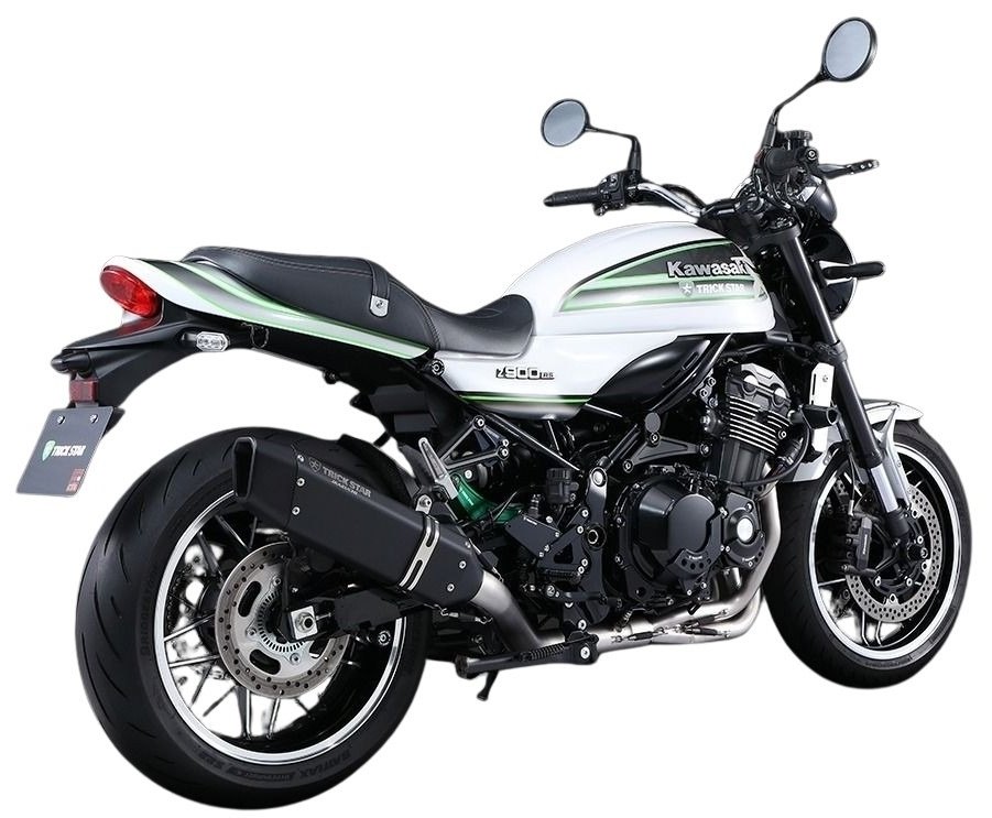 Other - TRICKSTAR トリックスター フルエキゾーストマフラー IKAZUCHI (イカヅチ) 政府認証 Z900RS KAWASAKI カワサキ マフラー タイプ：ブラックエディション (チタン)