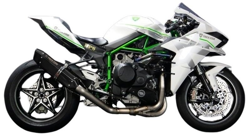 TRICKSTAR トリックスター フルエキゾーストマフラー IKAZUCHI(イカヅチ) ニンジャ H2 KAWASAKI カワサ..