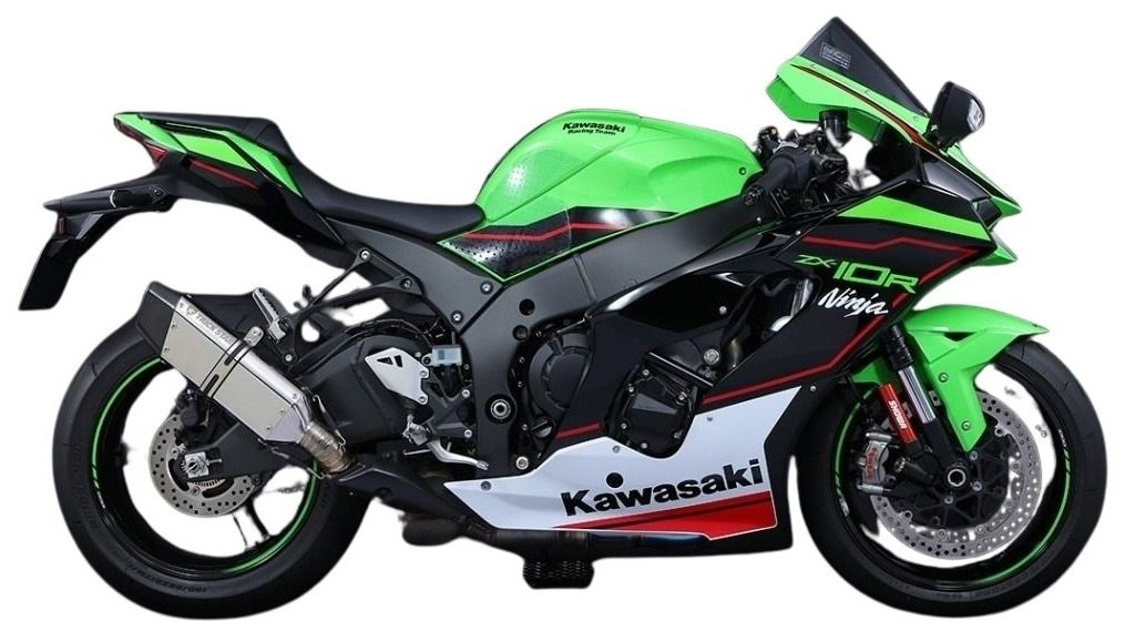 TRICKSTAR トリックスター スリップオンマフラー IKAZUCHI(イカヅチ) ショート 政府認証 ZX-10R KAWASAKI カワサキ マフラー サイレンサータイプ：ステンレスカーボン