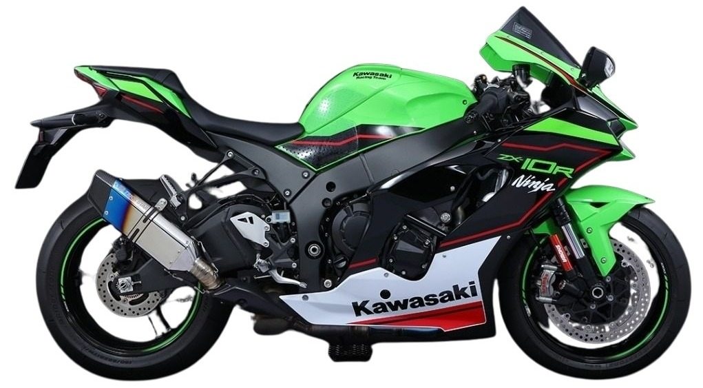 TRICKSTAR トリックスター スリップオンマフラー IKAZUCHI(イカヅチ) ショート 政府認証 ZX-10R KAWASAKI カワサキ マフラー サイレンサータイプ：焼きステンレス