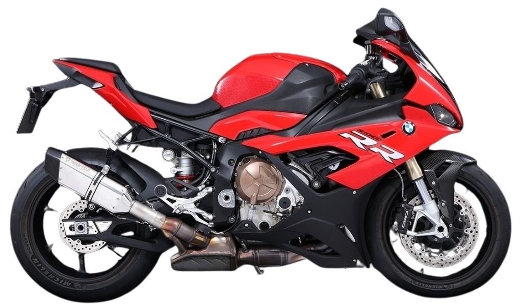 TRICKSTAR トリックスター 政府認証スリップオンマフラー IKAZUCHI ショート S1000RR BMW スリップオンマフラー マフラー サイレンサータイプ：IKAZUCHIステンレスカーボン