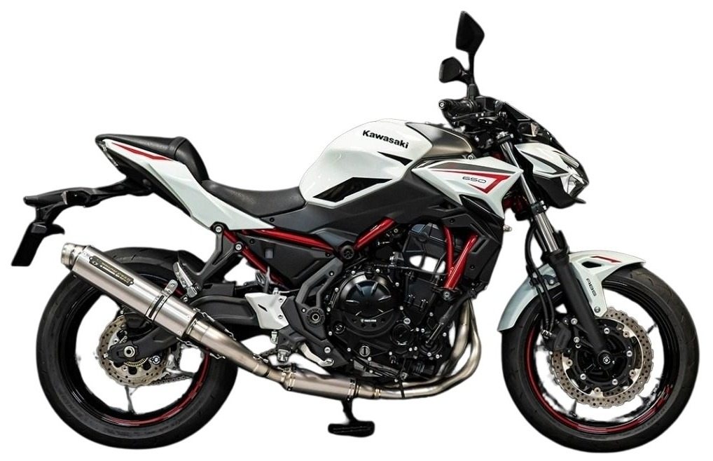 TRICKSTAR トリックスター 政府認証フルエキゾーストマフラー Ninja650 Z650 KAWASAKI カワサキ フルエキゾーストマフラー マフラー サイレンサー材質：チタン