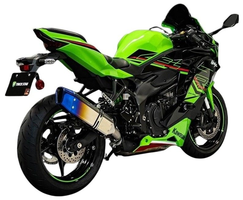 TRICKSTAR トリックスター スリップオンマフラー IKAZUCHI イカヅチ 政府認証 Ninja ZX-4RR Ninja ZX-4R SE KAWASAKI カワサキ KAWASAKI カワサキ サイレンサータイプ：IKAZUCHI 焼チタン