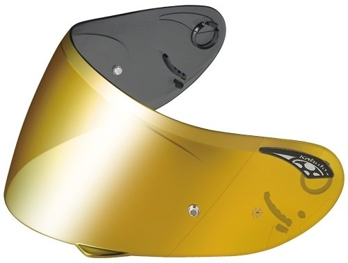 OGK KABUTO オージーケーカブト CF-1Wミラーシールド KAMUI-3 [カムイ・3] SHUMA[シューマ] ヘルメットシールド ヘルメット カラー：ゴールドミラー(ベースカラー：ライトスモーク)