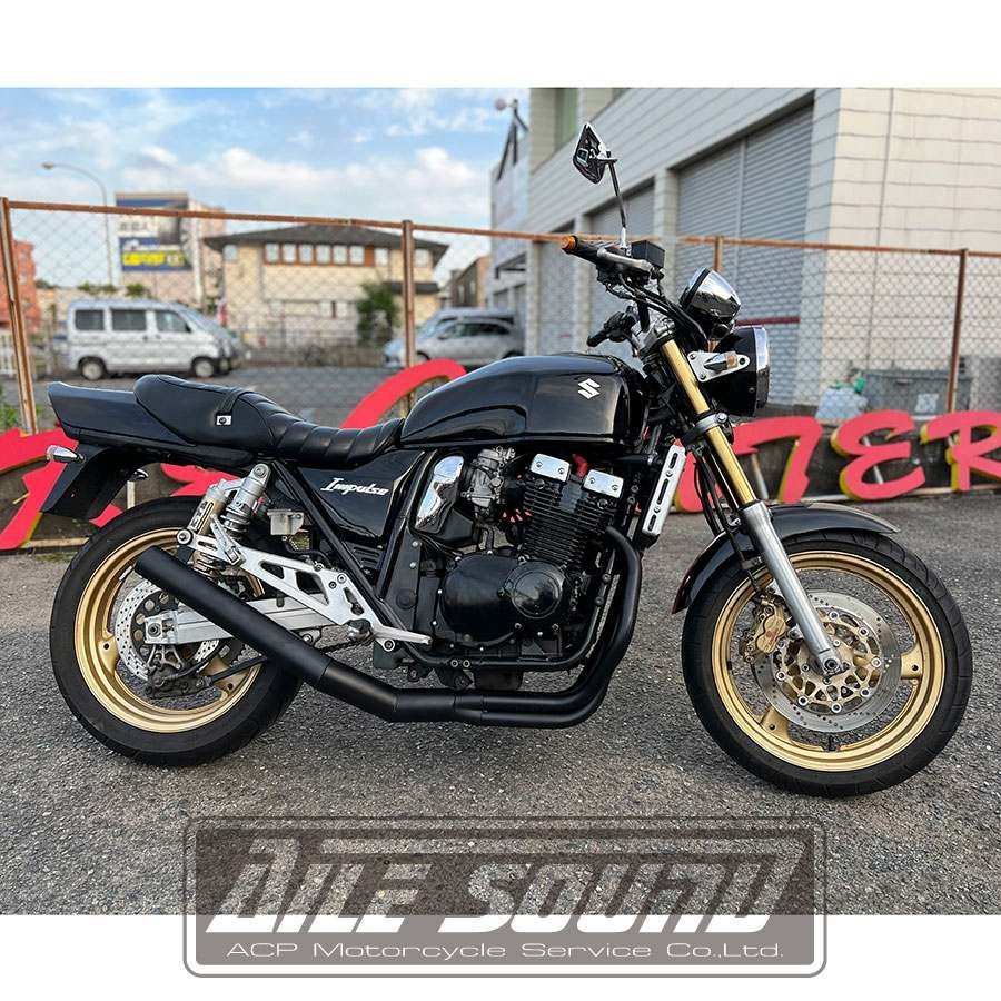 SUZUKI - ACP エーシーピー エルサウンド ショート管 マフラー GSX400インパルス SUZUKI スズキ フルエキゾーストマフラー