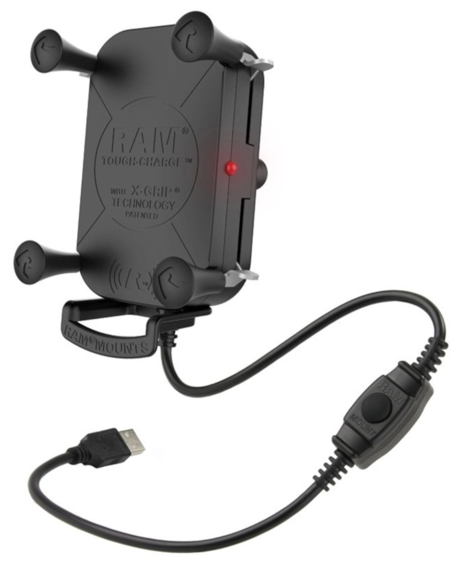 RAM MOUNTS ラムマウント 防水ワイヤレス充電Xグリップ テザー付 スマートフォンホルダー・スマートフォンマウント 電子機器類
