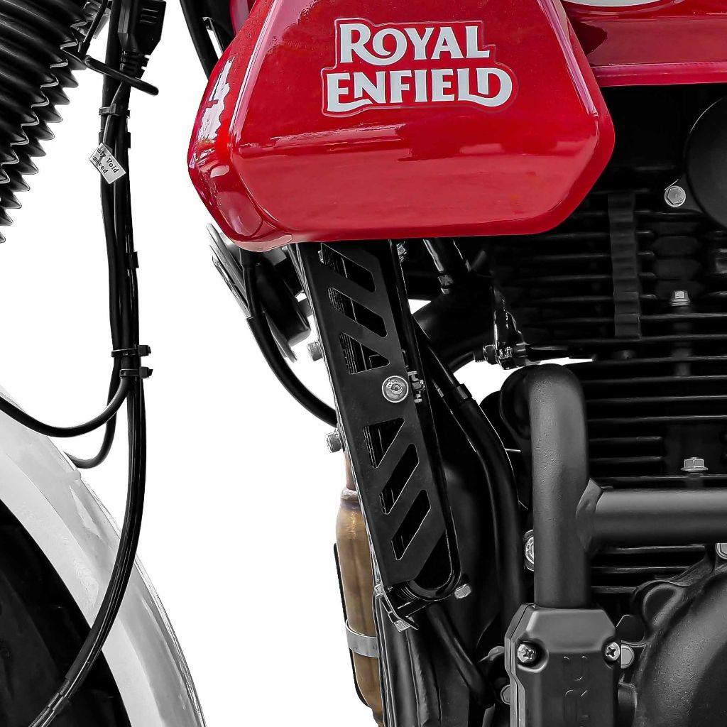 SRC エスアールシー オイルクーラーコアガード Scram 411 ROYAL ENFIELD ロイヤルエンフィールド ラジ..