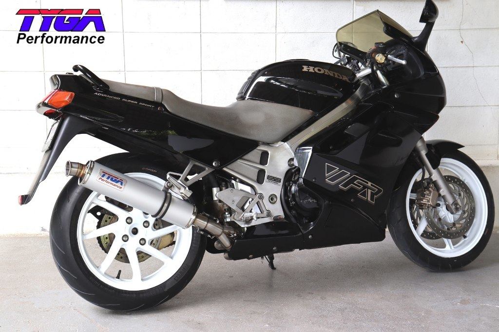 HONDA - TYGA PERFORMANCE タイガパフォーマンス R.H フルエキゾーストマフラー アルミサイレンサー VFR750F 3rd Gen 90-93 HONDA ホンダ マフラー