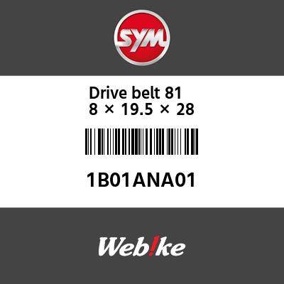 SYM純正部品 エスワイエム純正部品 ドライブベルト 818×19.5×28 (DRIVE BELT 818×19.5×28) 1B01ANA01