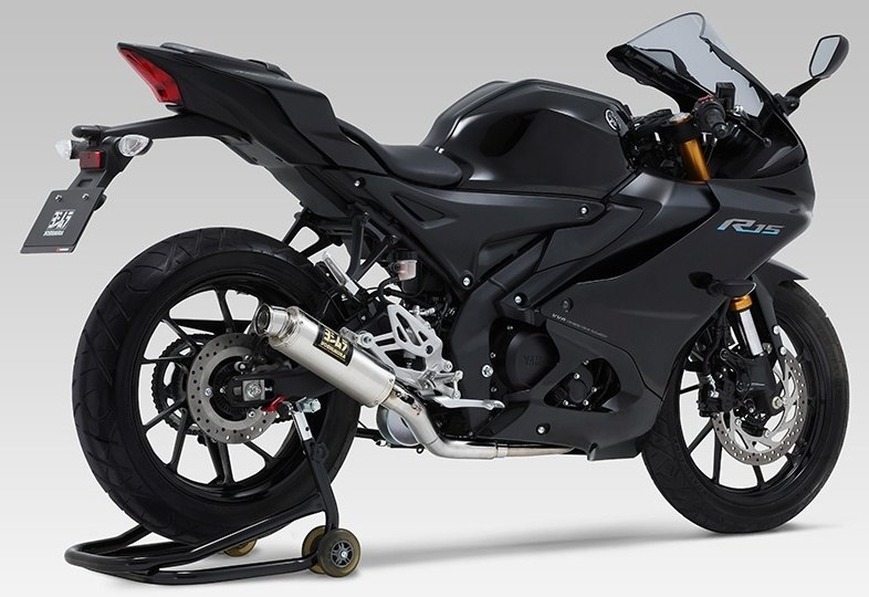 YOSHIMURA ヨシムラ 機械曲GP-MAGNUMサイクロン EXPORT SPEC 政府認証 YZF-R15 YZF-R125 MT-125 XSR125 YAMAHA ヤマハ フルエキゾーストマフラー マフラー