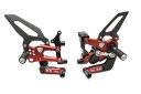 CNC Racing シーエヌシーレーシング アジャスタブル バックステップ パニガーレシリーズ EVO GP Edition 1199Panigale R 1299 Panigale S 1299Panigale 899Panigale 959Panigale DUCATI ドゥカティ ステップ 足回り(2)