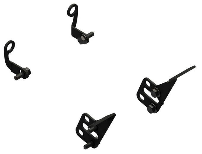 CNC Racing シーエヌシーレーシング ブレーキ冷却ダクト用取付キット MONSTER 797 DUCATI ドゥカティ その他キャリパーオプション・補修部品 ブレーキ