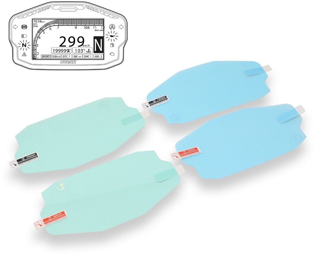 CNC Racing シーエヌシーレーシング メーター保護フィルム PANIGALE 1199Panigale S/Tricolore 1199 Superleggera 1299Panigale 1299 Panigale S 899Panigale 959Panigale DUCATI ドゥカティ メーターフィルム メーター・インジケーター関係 電装系