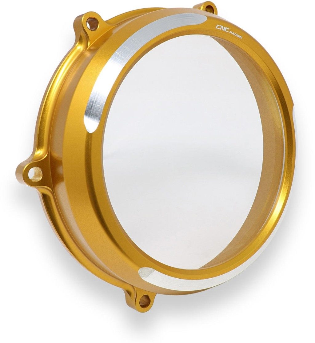 CNC Racing シーエヌシーレーシング クリアクラッチカバー バイカラー PANIGALE V4 25°ANNIVERSARIO 916 R S SP SP2 30° ANNIVERSARIO DUCATI ドゥカティ クラッチカバー エンジンパーツ エンジン