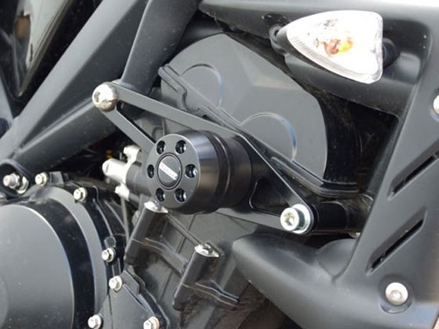 P&A International P&Aインターナショナル クラッシュパッド X-Pad (エックスパッド) Street Triple 85 R TRIUMPH トライアンフ エンジンスライダー・フレームスライダー フレーム