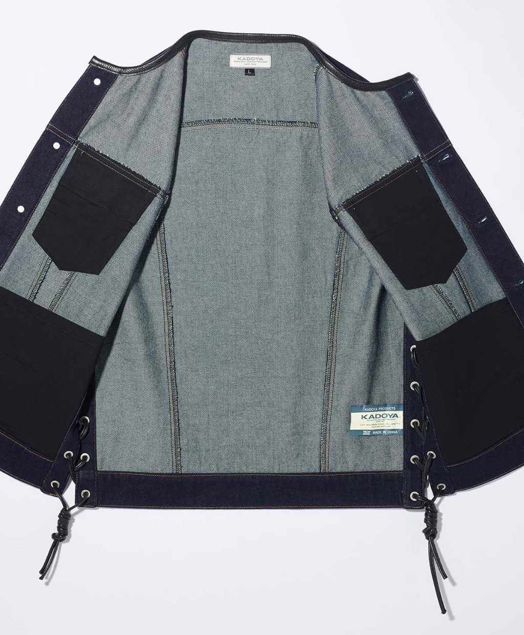 KADOYA ���ɥ� SOLID BIKER VEST [K��S LEATHER��K��S PRODUCT] �٥��� ���ѥ��