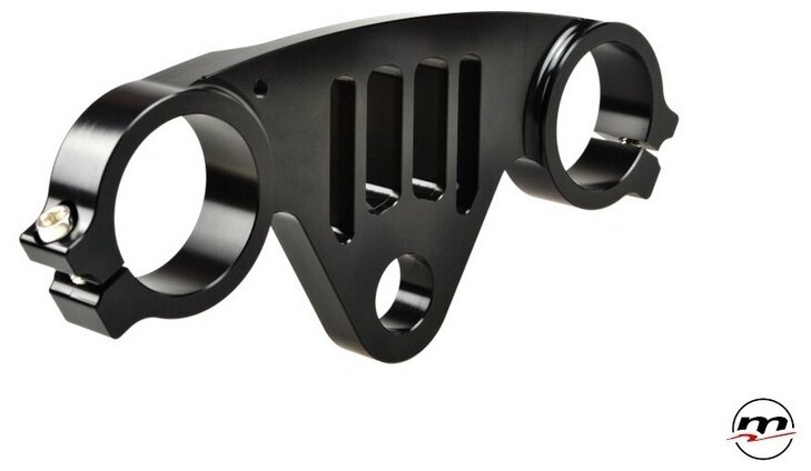 Melotti メロッティー Top Yoke Race With Nut Black トップブリッジ ハンドル周辺...