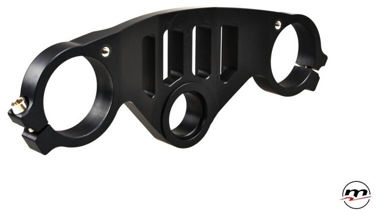 Melotti メロッティー Top Yoke Race Black トップブリッジ ハンドル周辺パーツ ハ...