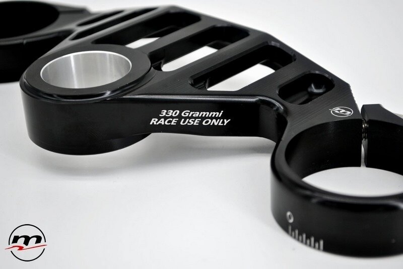 Melotti メロッティー Top Yoke Race Black トップブリッジ ハンドル周辺パーツ ハ...