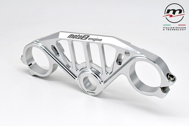 Melotti メロッティー Top Yoke Race Silver トップブリッジ ハンドル周辺パーツ ...