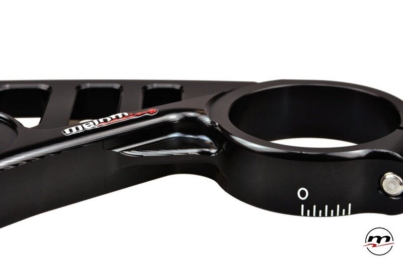 Melotti メロッティー Top Yoke Race Black TDM900 YAMAHA ヤマハ トップブリッジ ...