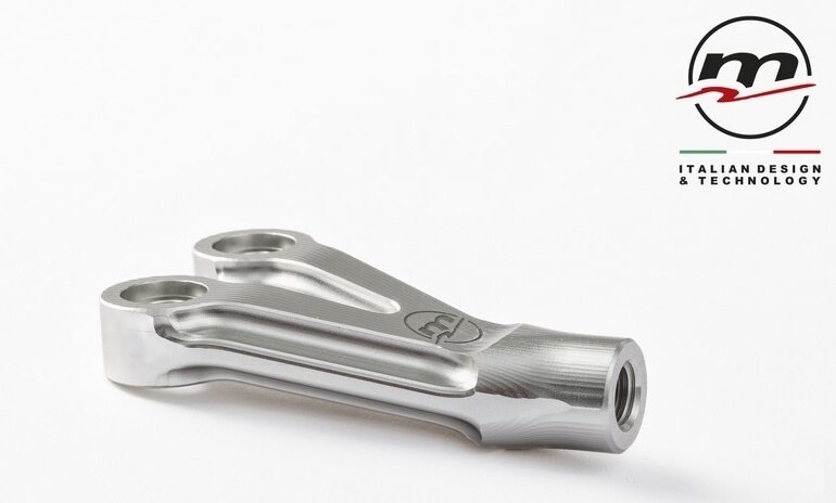 Melotti メロッティー Steering Damper Support Silver ステアリングダンパーブラケット ハンドル周辺パーツ ハンドル(2.0)