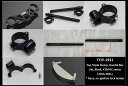 TYGA PERFORMANCE タイガパフォーマンス トップブリッジ (レース)/ハンドルクランプ Set ブラック KTM RCシリーズ 2014-2021 RC125 RC200 RC250 RC390 ハンドル周辺パーツ ハンドル