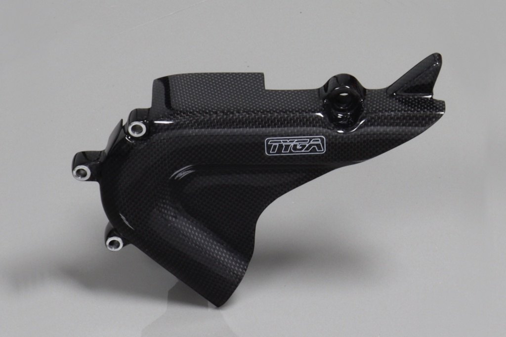 TYGA PERFORMANCE タイガパフォーマンス カーボン製フロントスプロケットカバー KTM Duke 250/390 390DUKE 250DUKE スプロケットカバー 外装
