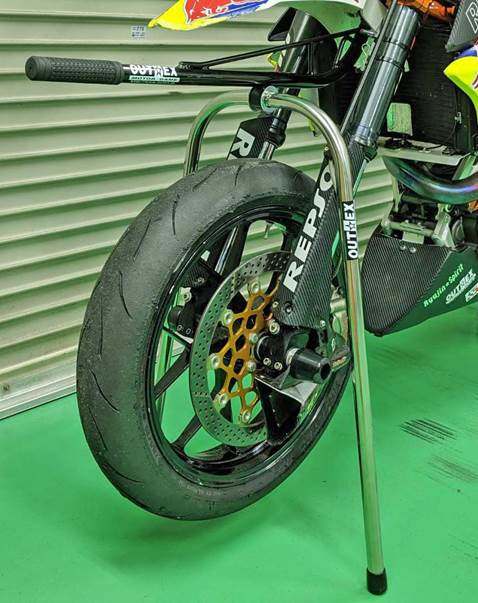 OUTEX アウテックス モタード用フロントスタンド 690SMCR KTM フロントスタンド